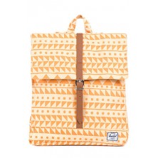 The City Mid Volume Backpack in Chevron Butterscotch
